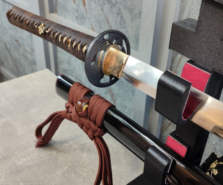 Munenori Hagakure San-mai Daisho - katana a wakizashi
